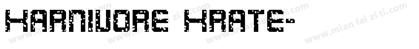 Karnivore Krate字体转换